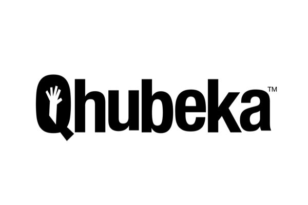 A black graphic of the Qhubeka logo