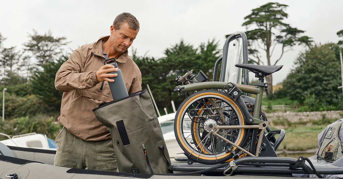 Bear Grylls x Brompton Checker