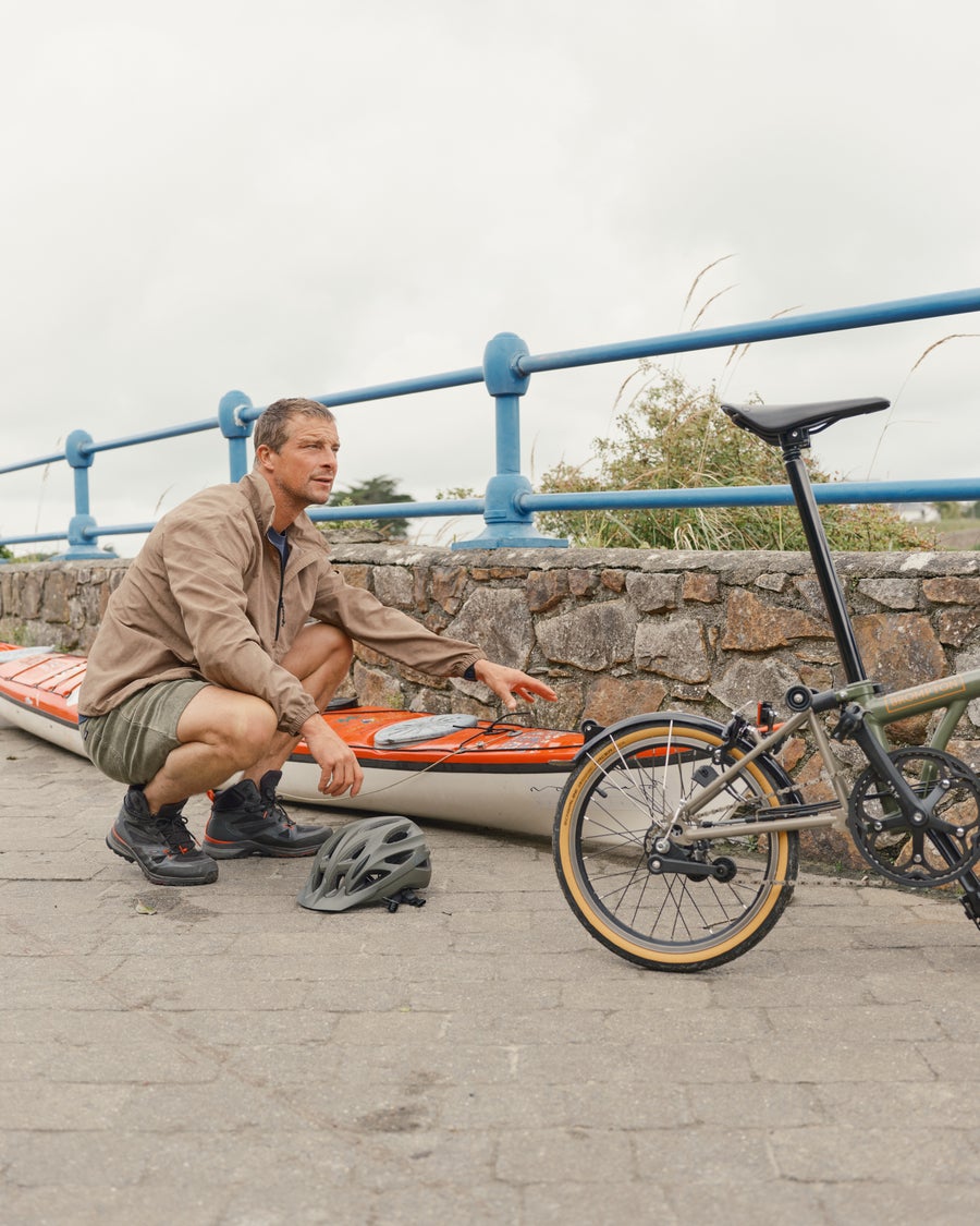 Bear Grylls Beyond Brompton Bike Collab