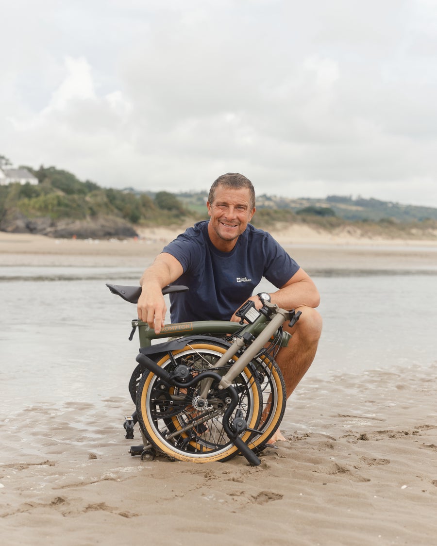 Bear Grylls Beyond Brompton Bike Collab