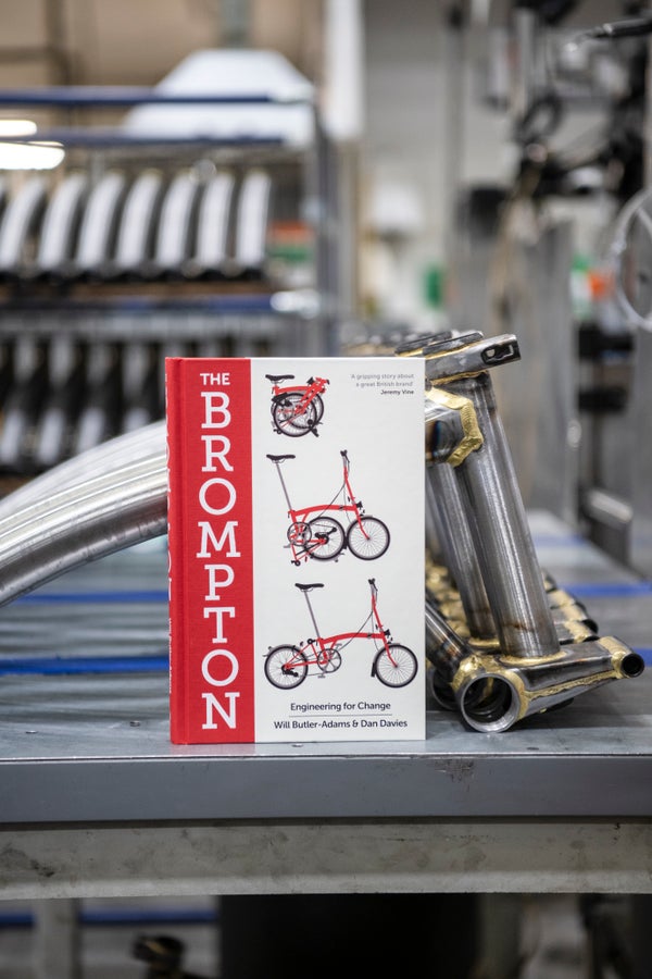 A photograph of The Brompton - Engineering for Change, written by Will Butler-Adams and Dan Davies